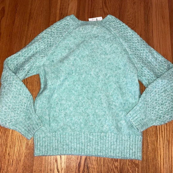 NWT Jcrew honeycomb puff sleeve sweater - Picture 6 of 10